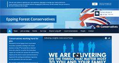 Desktop Screenshot of eppingforestconservatives.org.uk