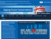 Tablet Screenshot of eppingforestconservatives.org.uk